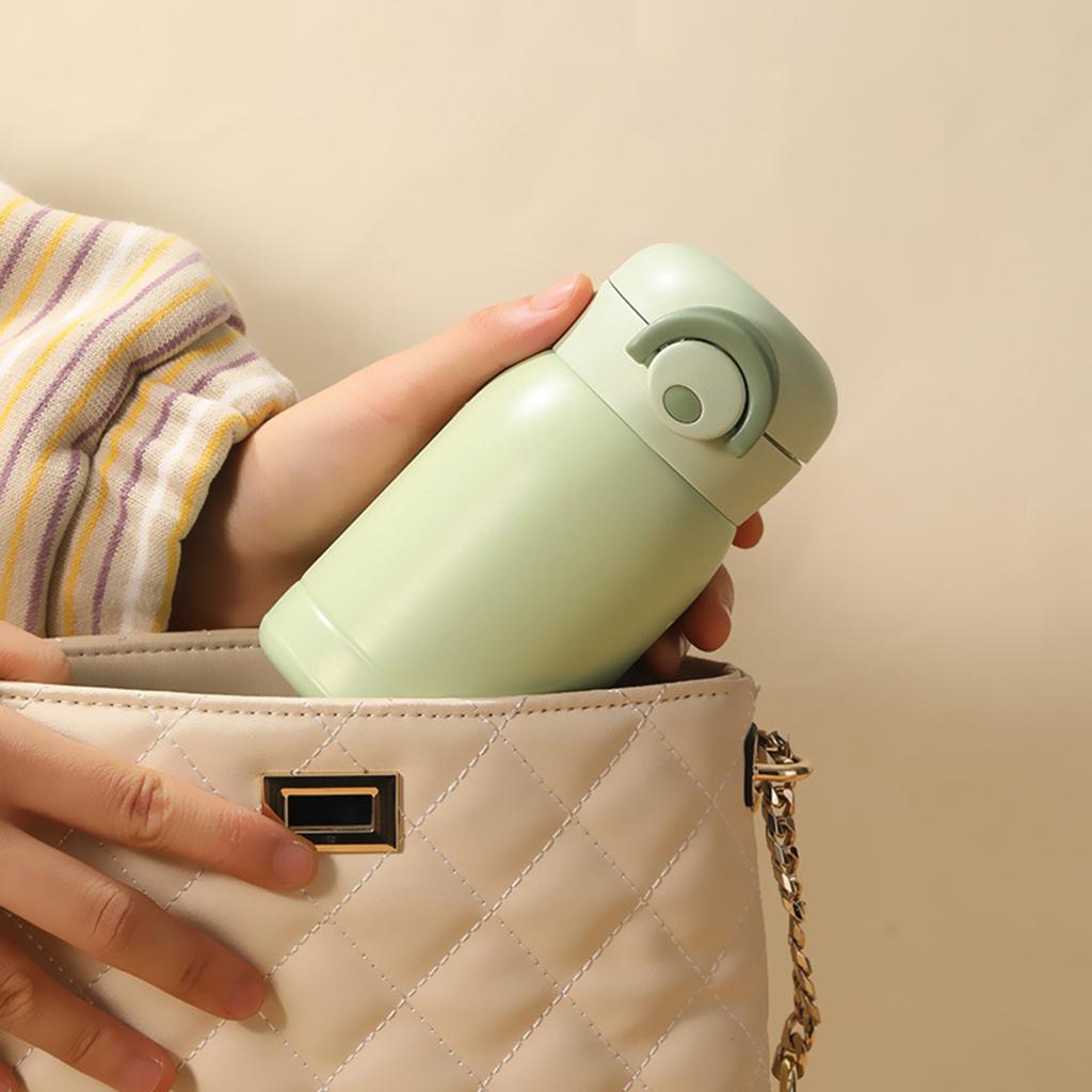 Mini Kubek Termosowy 220ml/350ml Kubek Kieszonkowy Termiczny Kubek do Kawy ze Stali Nierdzewnej Termos Izolowany Butelka na Gorącą Wodę na Zimę