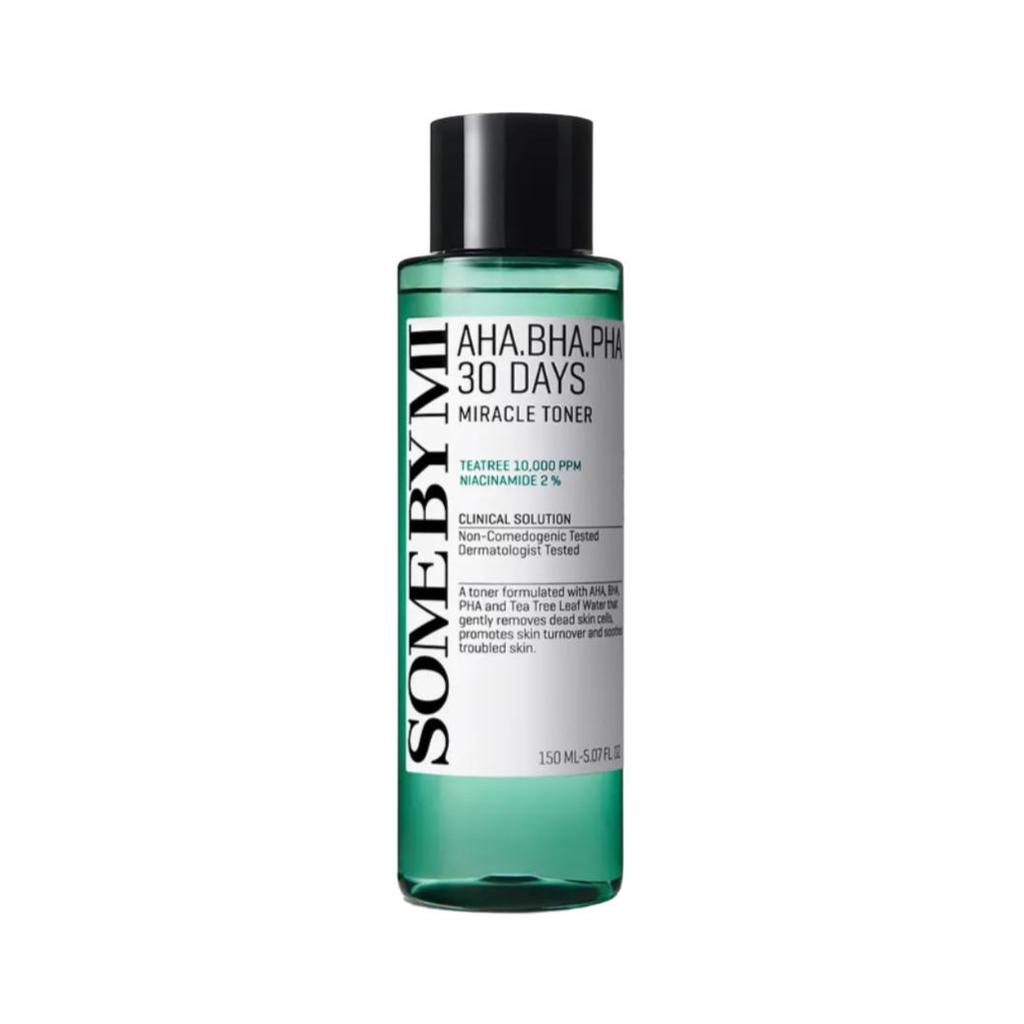 Some By Mi AHA BHA PHA 30 Days Miracle Toner 150ml – Exfoliating & Pore-Clearing Toner