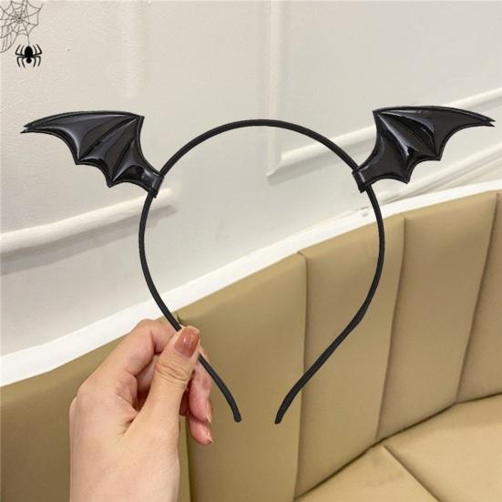 Cerchietto per capelli Cosplay con ali da diavolo, elastico ultraleggero, novità, accessori per capelli per Halloween