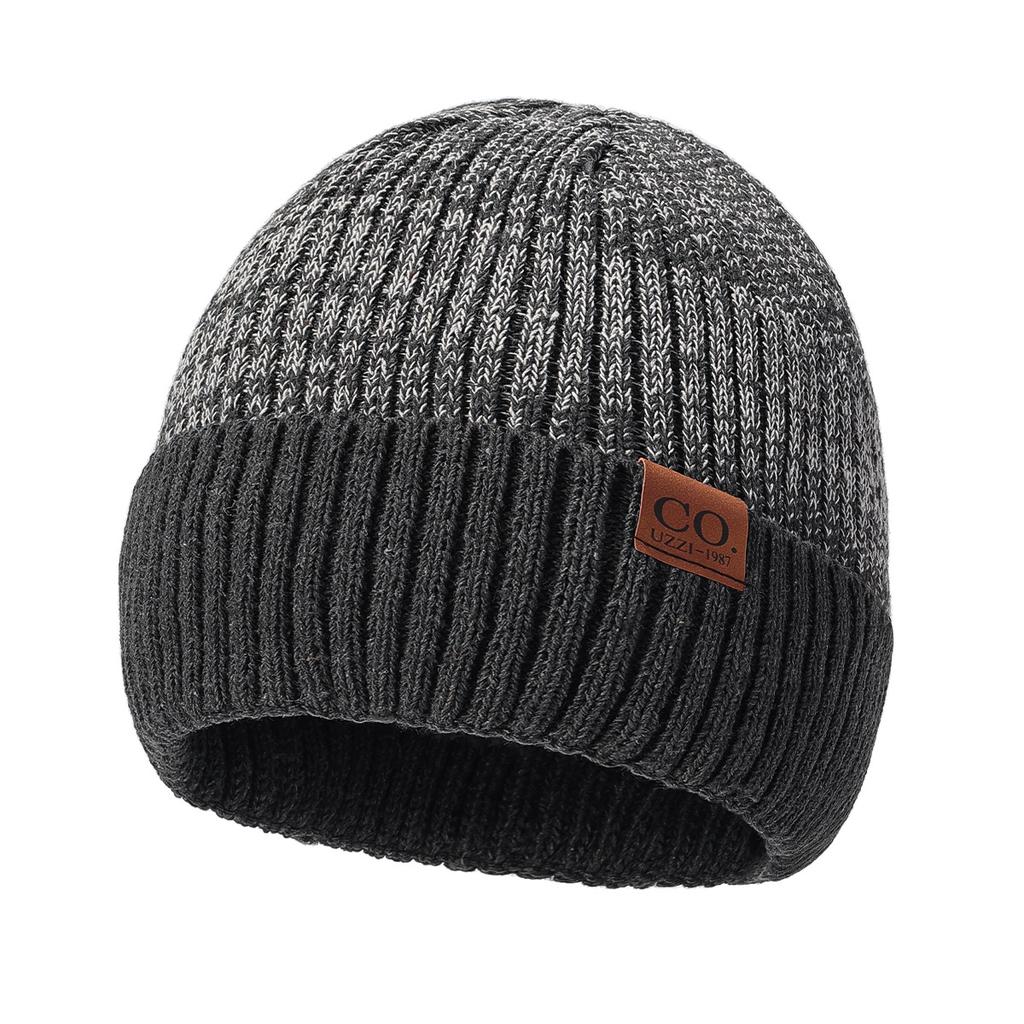 Winter Wollmütze Herren Outdoor Kälteschutz Ohr Farbe passend Strickmütze