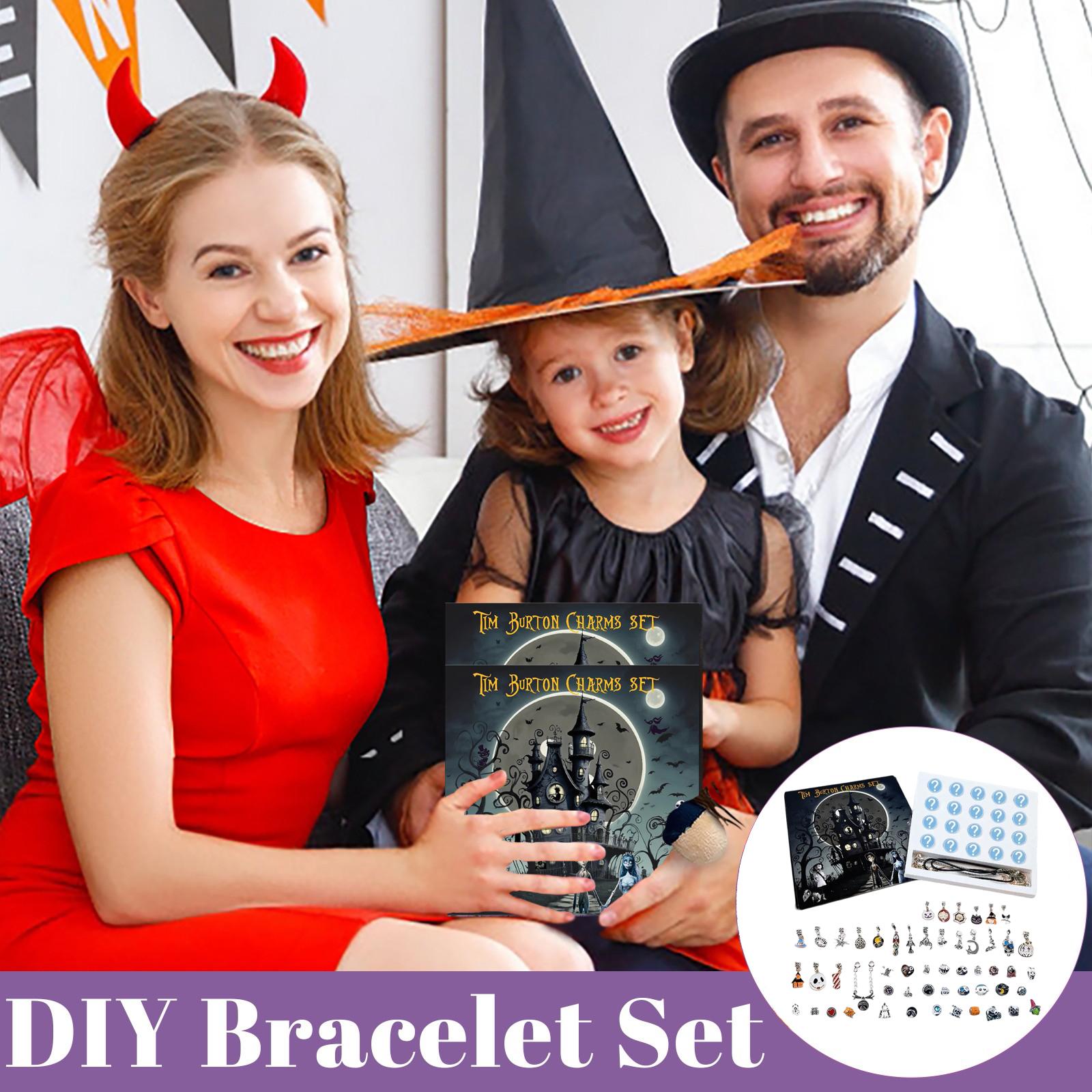 

3D Самолет Коробка Хэллоуин Ночь Страшный Браслет One Size чёрный