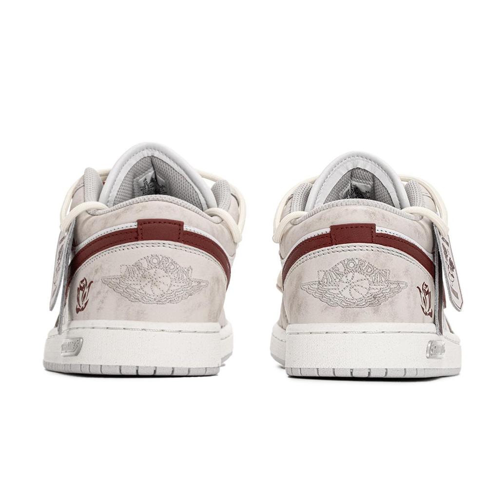 Jordan Air Jordan 1 Heart Messenger Low-Top Vintage Basketballschuhe Unisex Rotbraun FQ8041-300(TeamA-)