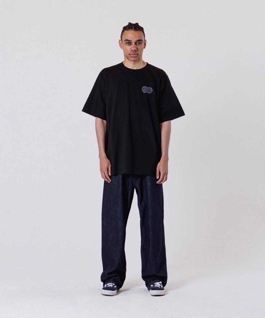 ALL DAY HOOPS Adh Worldwide Oversized Short Sleeve T-Shirt Black
