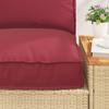 Pallet Cushion Set 2 Pcs Beige Oxford Fabric