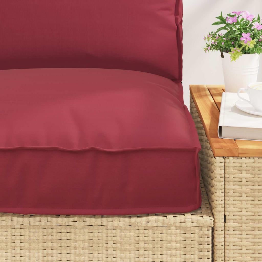 Pallet Cushion Set 2 Pcs Beige Oxford Fabric