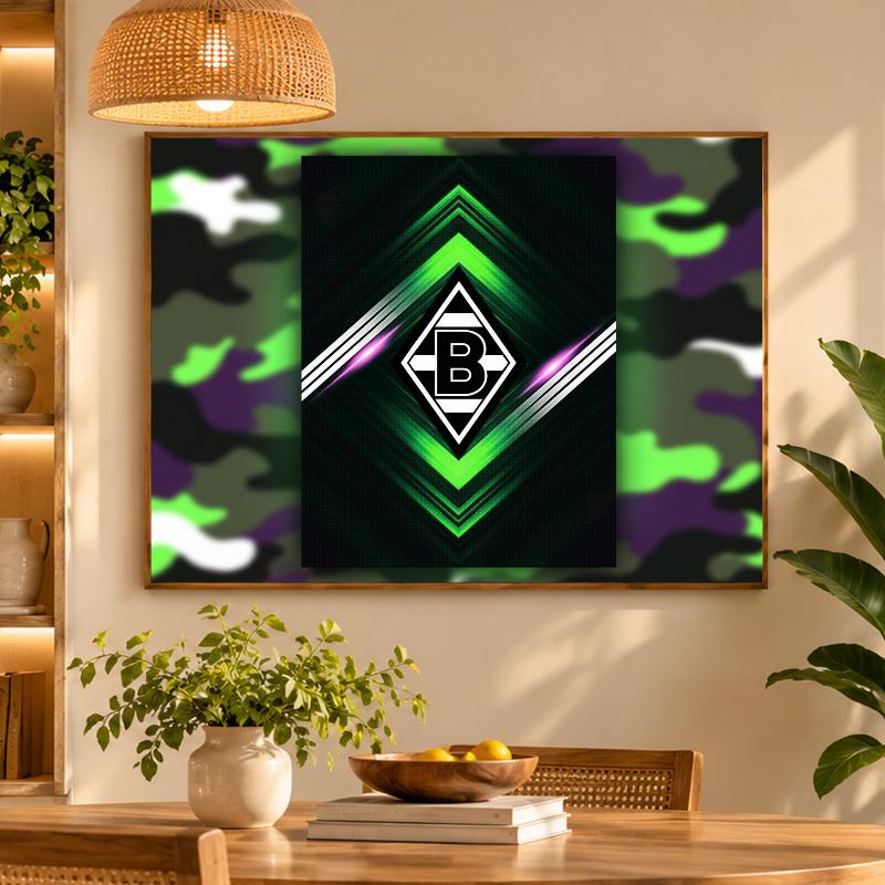 5D Diamond Painting Borussia Mönchengladbach DIY Full Drill Diamond Art Kit Home Decoration