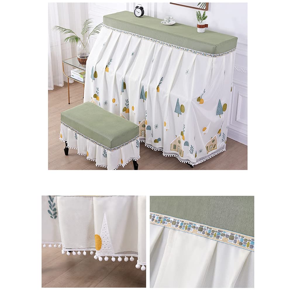 Pokrowiec na pianino standardowe pionowe Uroczy królik Pełny miś Pokrowiec na pianino Drzewo - Design, Pokrowiec, Wysokiej jakości design, Stylowy, Popularny, Jasny,