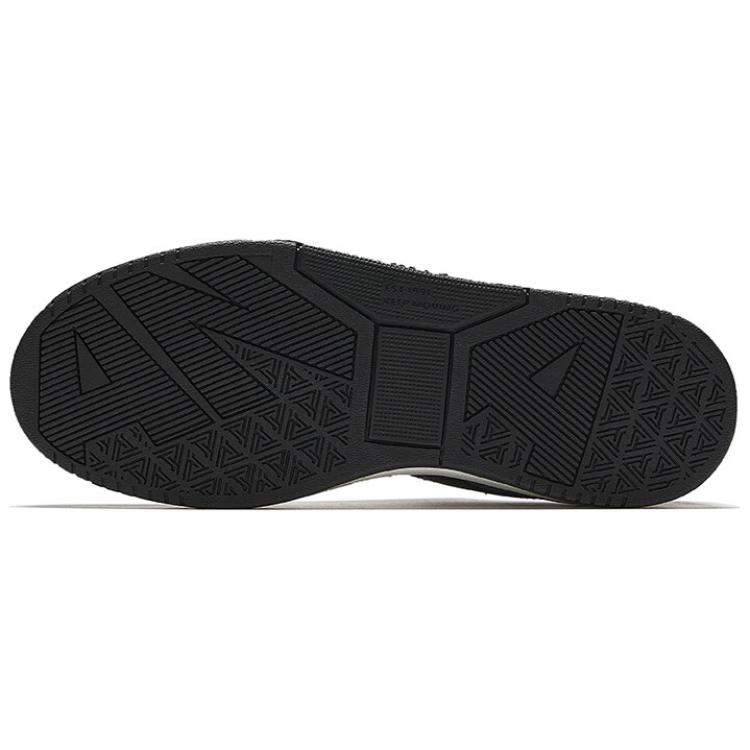 Anta Classic Color Block Non-Slip Wear-Resistant Low-Top Skate Shoes Women sneaker White Black 122518010-1