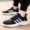 Men's and Women's Same Mesh Breathable Sneakers Classic Three-bar Lightweight Running Sneakers Fashion Versatile Student Shoes