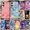 For OPPO A79 5G Case For OPPO A79 Cover Funda Coque Flower Painted Cartoon Silicone Soft TPU Phone Bumper For OPPO A79 5G Covers