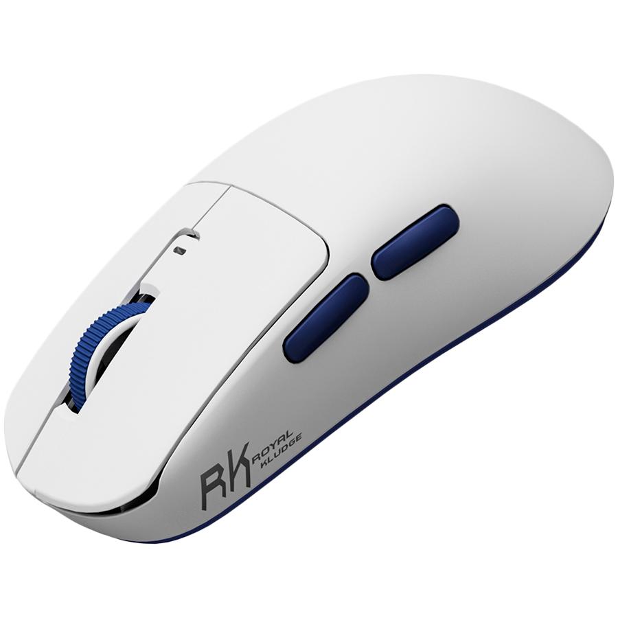 ROYAL KLUDGE M30 White Blue Gaming Mouse PAW 33111K