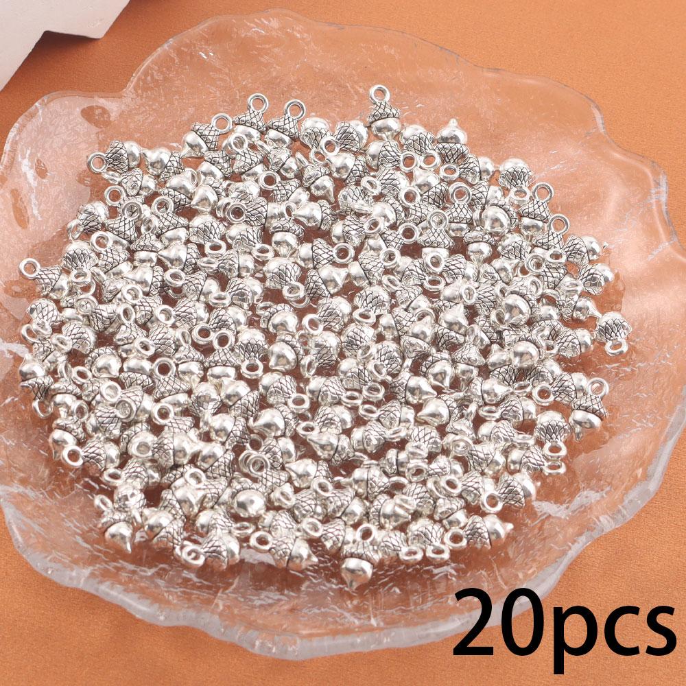 

20/40/60 шт. сплава материал тибетский кулон сплав тибетский желудь в форме кулона кулон кулон кулон DIY процесс изготовления ювелирных изделий 20pcs