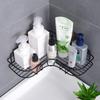 Bathroom Shelf Shower Wall Mount Shampoo Storage Holder With Suction Cup No Drilling Kitchen Storage Bathroom Accessories
