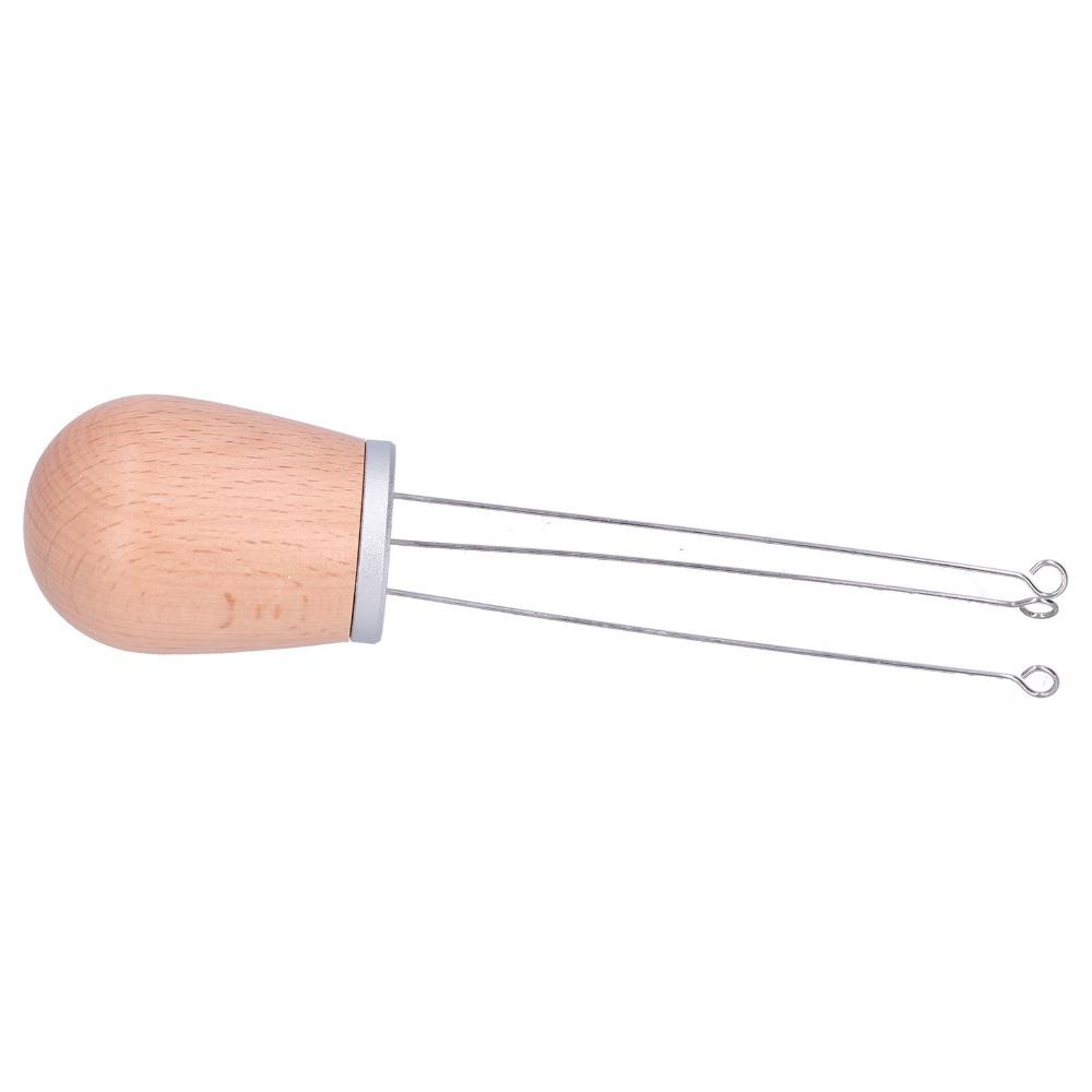 Arc Design Coffee Powder Distributor Wooden Handle Coffee Distribution Tool  For Home