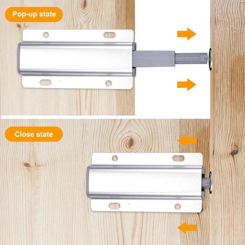 5/10pcs Push To Open System Damper Buffer For Cabinet Door Cupboard Catch for Home Kitchen Furniture Hardware Home Accessories