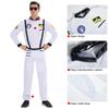 Men's Astronaut Costume Spaceman Suit Jumpsuit Halloween Adult Costumes for Men Funny Cosplay Party