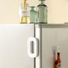 Refrigerator Lock Self Adhesive No Drilling Required Strong Stickiness Smooth Edge Wide Application Anti-pinch Reusable Cabinet Refrigerator Lock