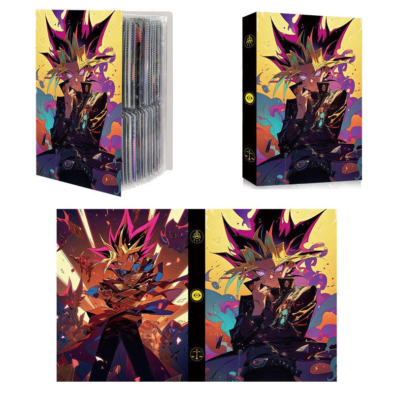 4-Pocket Yu-Gi-Oh! Card Binder, 240 Card Capacity, Cartoon Anime Card Collection Album, Card Holder Case