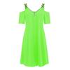 2026 Women's Fashion Zipper V-neck Off-the-Shoulder Camisole Dress