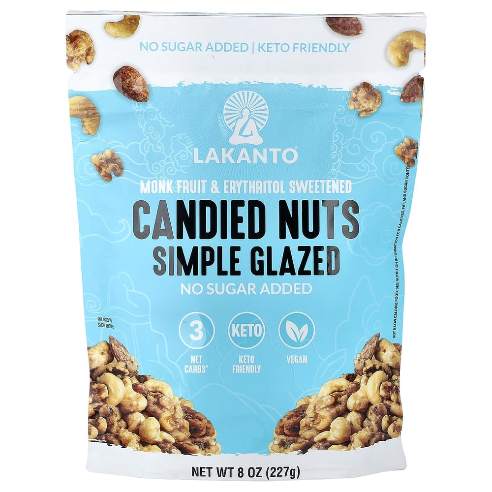 iHerb Lakanto Keto Candied Nuts Simple Glazed 227g (8 oz) 227g - 1 ea