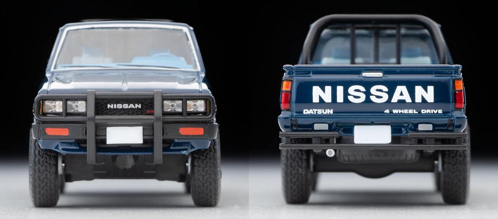 TOMYTEC Tomica Limited Vintage Neo Nissan Truck 4X4 King Cab Severoamerická specifikace Modrá hotová verze 332855 1/64 LV-N321b