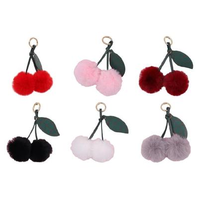 Fashion Bag Pendant Cherry Keychain Fashion Key Charm Stylish Key Pendant Unique Cherry Key Ornament Suitable for Key