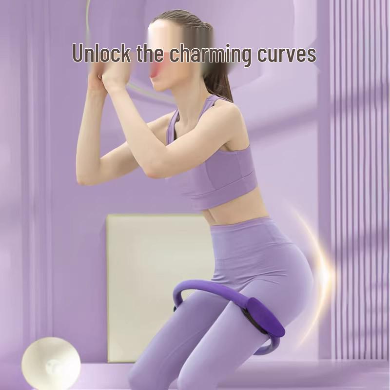 Pilates Magic Circle: Thigh Trimmer & Yoga Ring for Pelvic Floor, Waist Training, Stretching, Slimming, and Leg Shaping.