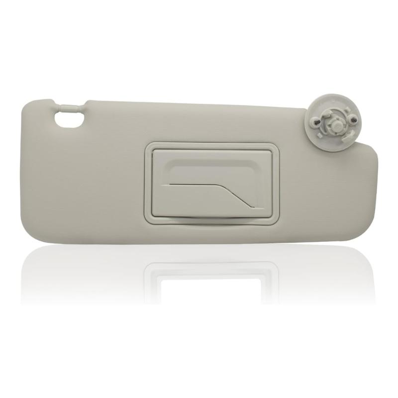 

P95327507 Автомобильный солнцезащитный козырек Текстильный аксессуар для интерьера с защитой от жары Блокировка 95% солнечного света Дизайн с откидным зеркалом