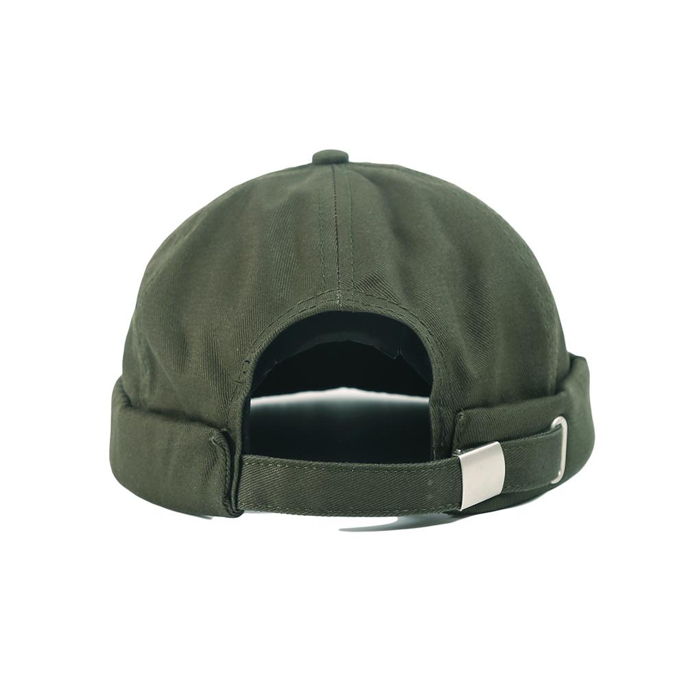 Unisex Solid Sailor Biker Cap Men Adjustable Casual Brimless Skull Loop Beanie Hat Solid Men Hat Summer Women's Hats