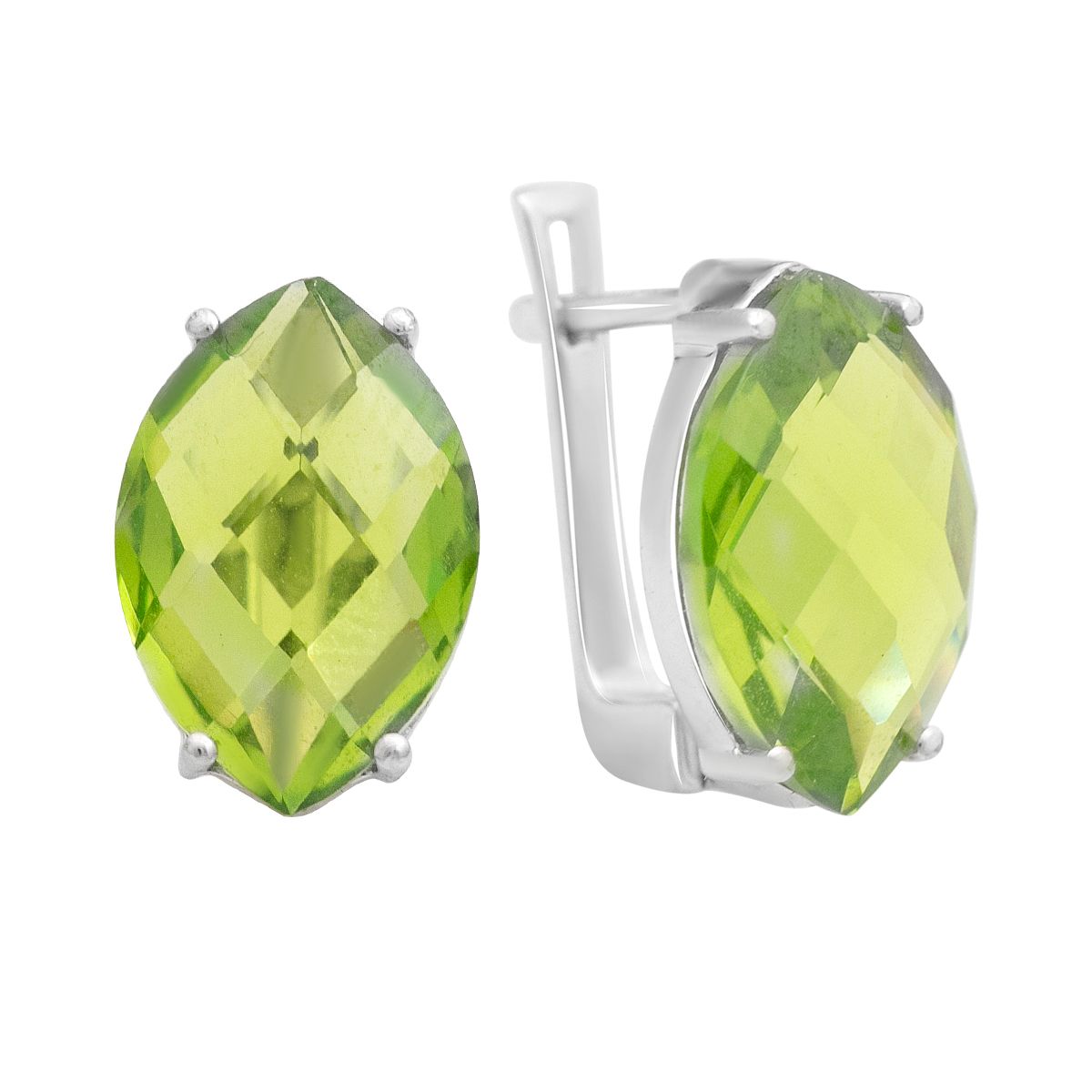 

Срібна каблучка з хризолітом 12.175ct (2150350) смарагдовий