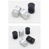 Set of 12 Elegant Sturdy Aluminum Alloy Single Hole Handle for Wardrobes and Kitchen Cabinets Daily Casual Use