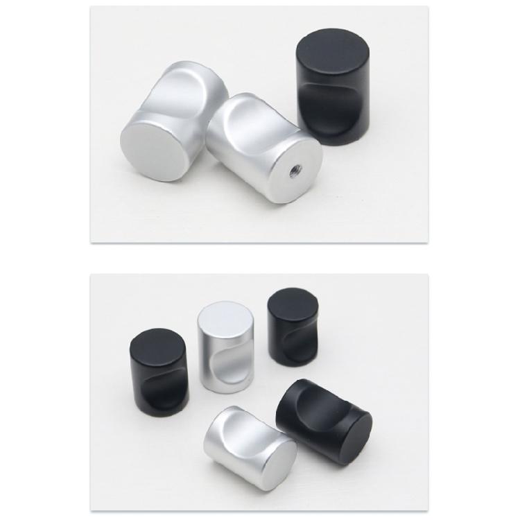 Set of 12 Elegant Sturdy Aluminum Alloy Single Hole Handle for Wardrobes and Kitchen Cabinets Daily Casual Use