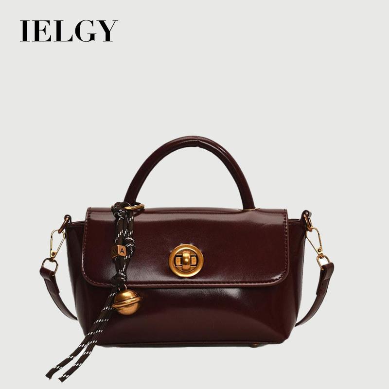 IELGY Ladies Messenger Bag Retro Portable All-Match Casual Portable
