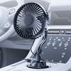 USB Powerful Quiet Car Cooling Fan Rotatable Portable Car Cup Holder Fan for Car Van Truck SUV RV