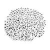 500Pcs Round Acrylic Single Letter Beads A Z White Beads DIY Bracelet Necklace Accessories