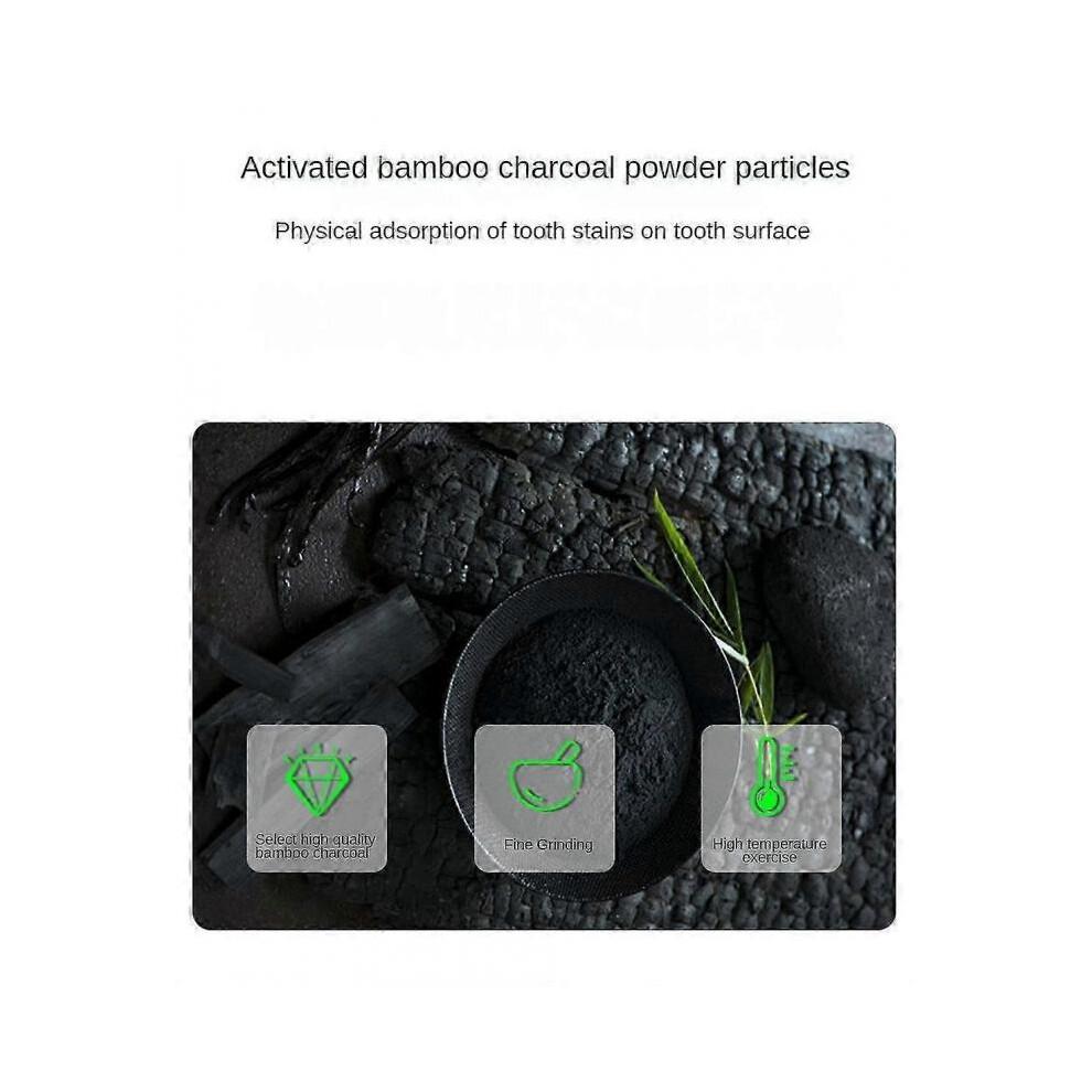 300g Activated Carbon Bamboo Charcoal Toothpaste Bright White Teeth 100g less