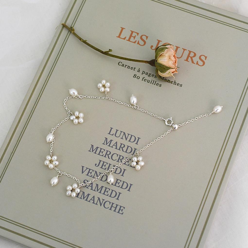 Anklet Pearl Ankles Chain Handmade Simple Chains Clothing Accessories Women Leisure Office Commute Thanksgiving Gifts