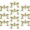 10Pcs Gold Crystal Ball Stand for Displaying Crystal Glass and Natural Rocks, Sphere Display Holder, for 40mm-80mm Sphere or Stone