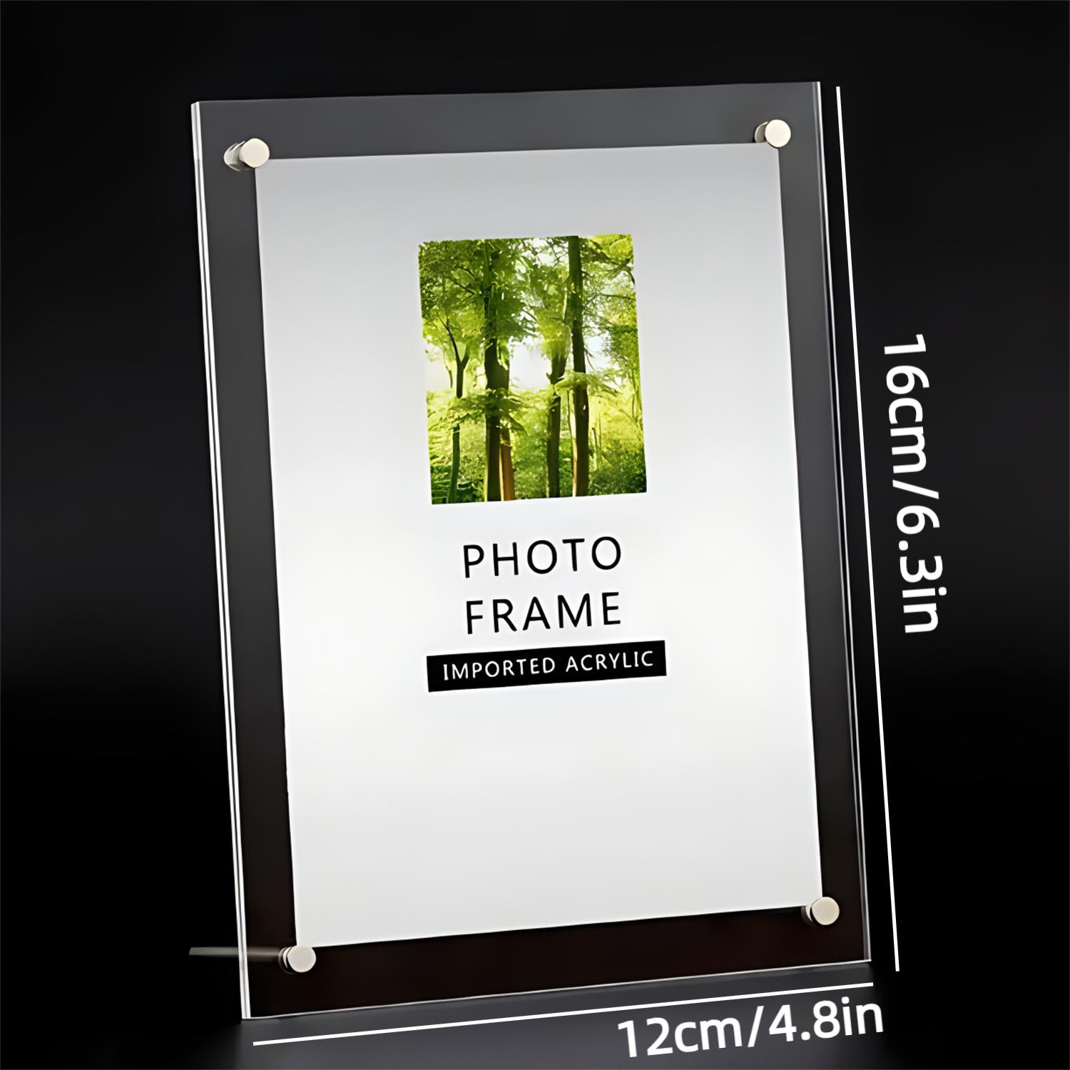 1pcs,Transparent Photo Frame Acrylic Photocard Holder Picture Frame Kpop Album Poster Tag Display Stand Desktop Ornament