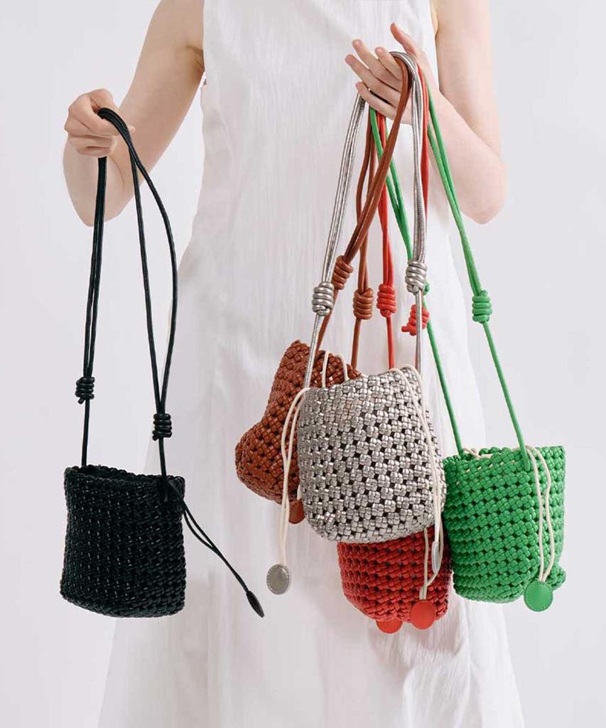 Smitharmor Weaving Tote Crossbody Bag_Red
