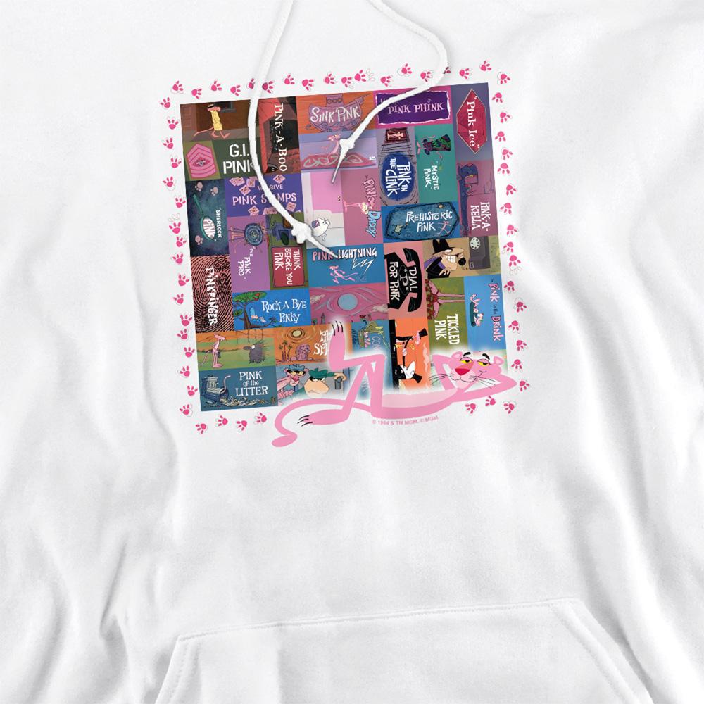 Pink Panther Unisex Adult Titles Hoodie