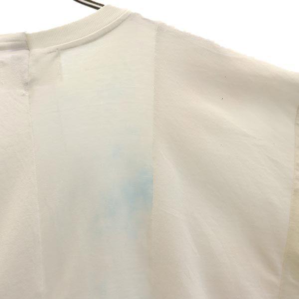 RESCARP 23ss Remake Short sleeve T-shirt White x beige Men's Used