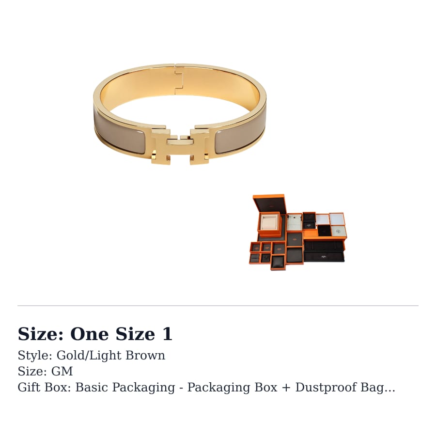 HERMES Clic H Enamel Bangles Women`s