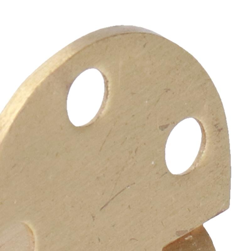 2Set 180 Degree Copper Hinge With Screw Mini Flap Hinge For Foldable Table 47x30mm