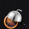 Stainless Steel Food Dome Cover with Handle Portable Basting Cover for Dining Table Home Restaurant Kitchen Indoor Outdoor
