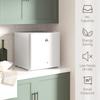46 Litre Lockable Countertop Fridge - Cream White