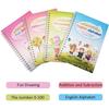 Global English Calligraphy Practice Set: Preschool Pen Control & Magic Writing Stickers for Kids