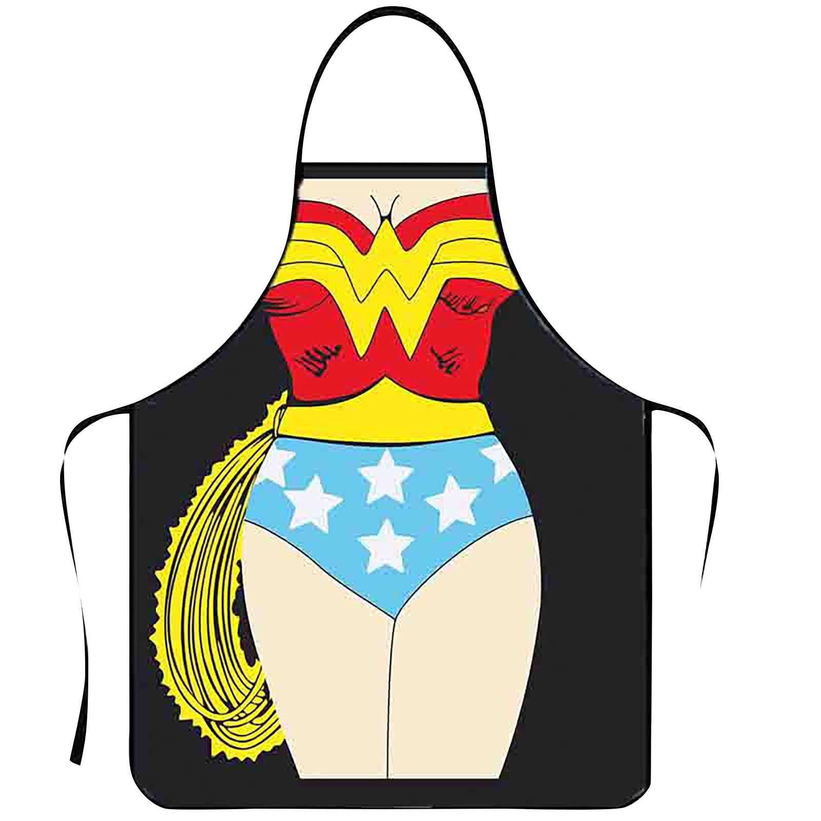 Barbecue Apron Kitchen Chef Cooking Gift Barbecue Baking Apron Funny Gift B красный