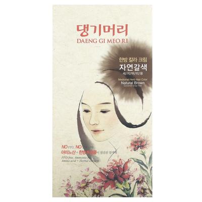 Tinta per capelli medicina orientale, castano naturale, 1 kit
