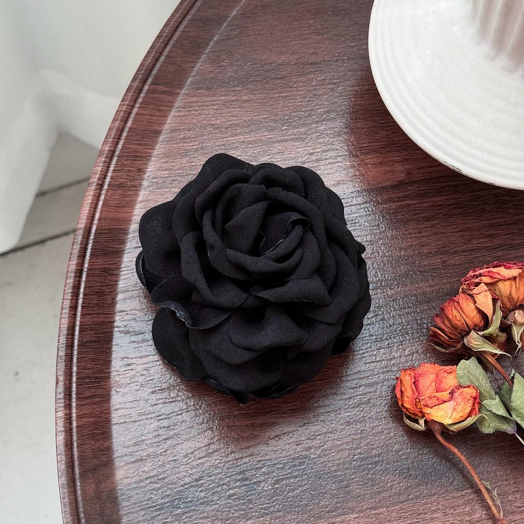 Elegant Summer Rose Flower Hair Clip For Effortless Updos And Fashionable Styles